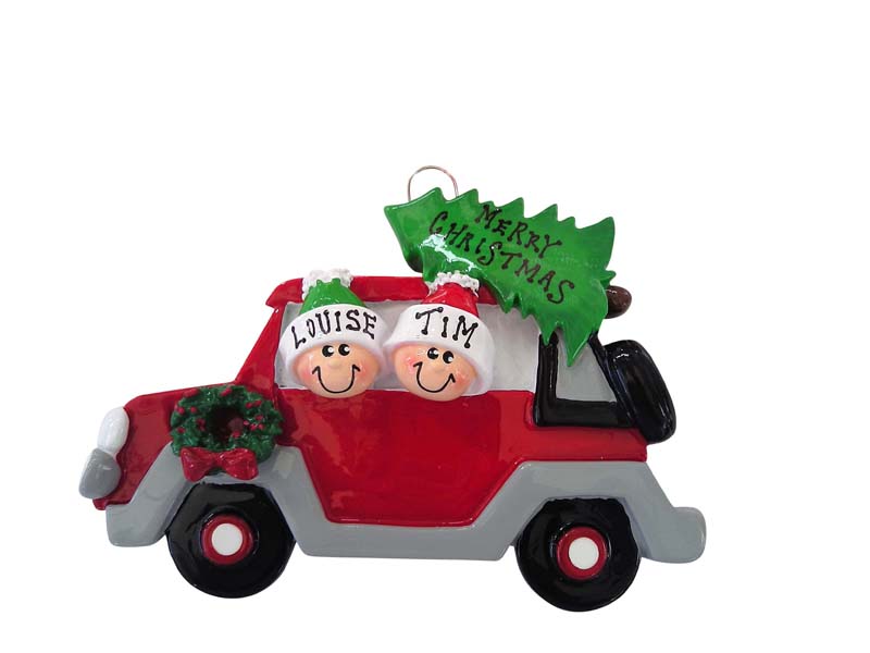 Christmas Tree Caravan x 2 Festive Elf